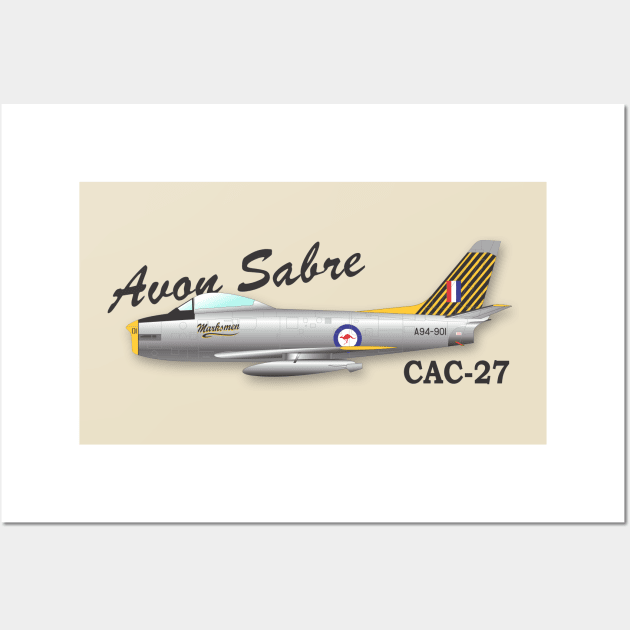 CA-27 Avon Sabre Wall Art by GregThompson